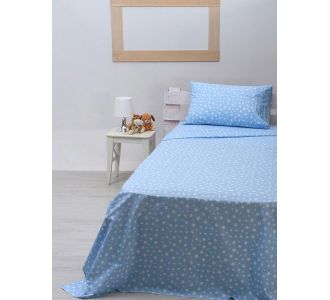 Παπλωματοθήκη Cotton Feelings 22 Blue Μονή (170x250) Sunshinehome |  Παπλωματοθήκες Μονές στο espiti