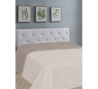Κουβερλί Fiber Ecru/Beige Μονό (160x220) Sunshinehome |  Κουβερλί Μονά στο espiti