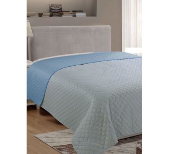 Κουβερλί Fiber Grey/Blue Μονό (160x220) Sunshinehome |  Κουβερλί Μονά στο espiti