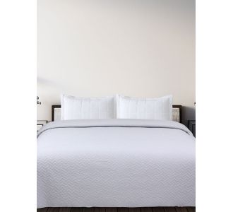 Κουβερλί Voielo Light Grey Μονό (160x220) Sunshinehome |  Κουβερλί Μονά στο espiti