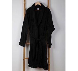 Μπουρνούζι Sato Black XLarge Sunshinehome |  Μπουρνούζια στο espiti