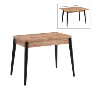 Τραπέζι Dolunay Megapap επεκτεινόμενο χρώμα atlantic pine - μαύρο 100x60(120x100)x79,5εκ. |  Τραπέζια στο espiti