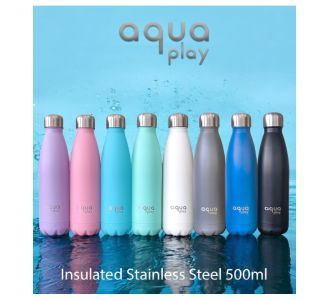 Μπουκάλι Θερμός 500 ml AquaPlay Μαύρο |  Βρεφικές Πάντες στο espiti