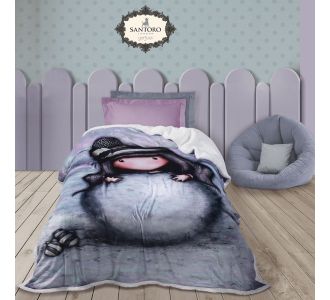 SANTORO GORJUSS 5033 ΚΟΥΒΕΡΤΑ FLEECE SHERPA 160X220 THE SNOW GIRL ΓΚΡΙ |  Κουβέρτες Παιδικές στο espiti