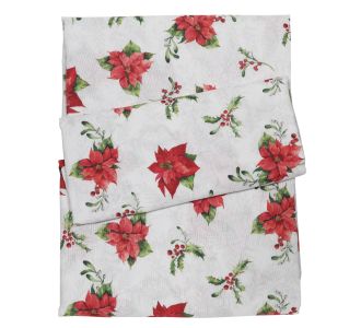 DAS HOME CHRISTMAS RUNNER 45Χ140 0625 ΚΟΚΚΙΝΟ, ΜΠΕΖ |  Χριστουγεννιάτικες Τραβέρσες στο espiti