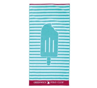 GREENWICH POLO CLUB JUNIOR ΠΕΤΣΕΤΑ ΘΑΛΑΣΣΗΣ 70Χ140 3891 TURQUOISE |  Πετσέτες Θαλάσσης στο espiti