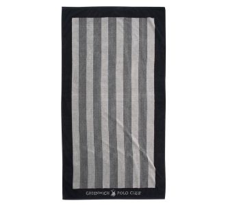 GREENWICH POLO CLUB ΠΕΤΣΕΤΑ ΘΑΛΑΣΣΗΣ 90Χ170 3886 BLACK ECRU |  Πετσέτες Θαλάσσης στο espiti