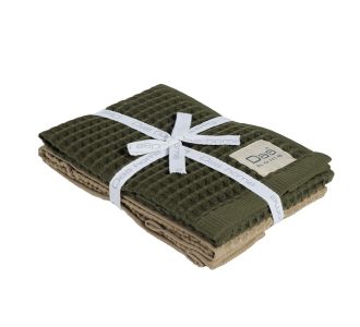 DAS HOME ΣΕΤ ΠΟΤΗΡΟΠΑΝΑ 2ΤΜΧ 40Χ60 0802 GREEN, OLIVE |  Πετσέτες Κουζίνας στο espiti