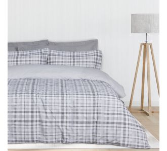 DAS HOME ΣΕΤ ΣΕΝΤΟΝΙΑ ΜΟΝΑ ΜΕ ΛΑΣΤΙΧΟ CASUAL 5431 GREY |  Σεντόνια Υπέρδιπλα / King Size στο espiti