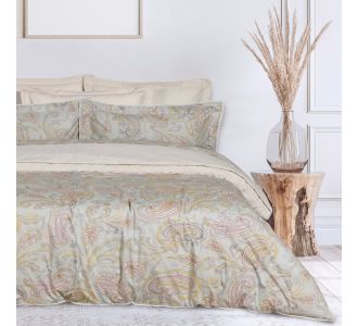 DAS HOME ΣΕΝΤΟΝΙΑ ΣΕΤ KING PRESTIGE 1691 GREY, SALMON |  Σεντόνια Υπέρδιπλα / King Size στο espiti