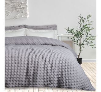DAS HOME ΚΟΥΒΕΡΛΙ KING HAPPY 9630 GREY |  Κουβερλί Υπέρδιπλα στο espiti