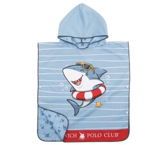 GREENWICH POLO CLUB JUNIOR ΠΟΝΤΣΟ ΘΑΛΑΣΣΗΣ 50Χ115 4044 BLUE |  Πετσέτες Θαλάσσης στο espiti
