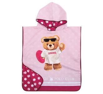 GREENWICH POLO CLUB JUNIOR ΠΟΝΤΣΟ ΘΑΛΑΣΣΗΣ 50Χ115 4039 PINK |  Πετσέτες Θαλάσσης στο espiti