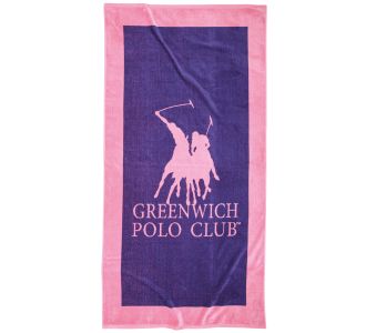 GREENWICH POLO CLUB ΠΕΤΣΕΤΑ ΘΑΛΑΣΣΗΣ 90Χ180 4001 PINK, PURPLE |  Πετσέτες Θαλάσσης στο espiti