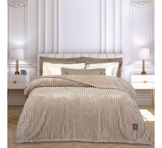GREENWICH POLO CLUB ΚΟΥΒΕΡΤΑ FLEECE 160X220 ESSENTIAL 3485 BEIGE |  Κουβέρτες Βελουτέ Υπέρδιπλες στο espiti