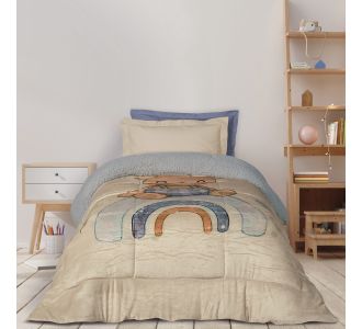 DAS KIDS ΚΟΥΒΕΡΤΟΠΑΠΛΩΜΑ 160Χ220 4925 BEIGE, GREY |  Παπλώματα Παιδικά στο espiti