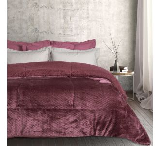 DAS HOME ΚΟΥΒΕΡΤΟΠΑΠΛΩΜΑ SHERPA ΜΟΝΟ 1188 DARK LILAC |  Κουβερτοπαπλώματα  στο espiti