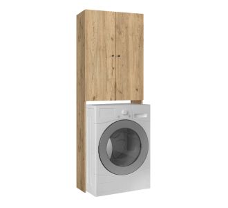 Έπιπλο πλυντηρίου Romme Megapap χρώμα sepet oak 65x27,1x180εκ. |  Σετ Μπάνιου στο espiti