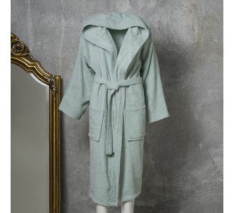 ΜΠΟΥΡΝΟΥΖΙ ΕΝΗΛΙΚΩΝ LIBERTY AQUA XLARGE XL MELINEN |  Μπουρνούζια στο espiti