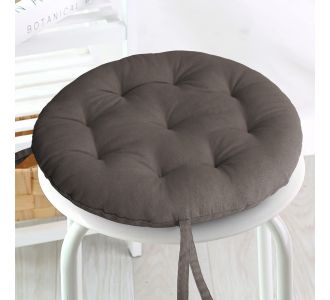 ΜΑΞΙΛΑΡΙ ΚΑΡΕΚΛΑΣ ΣΤΡΟΓΓΥΛΟ MAD BROWN/GREY Φ 40 MELINEN |  Μαξιλάρια Καρέκλας στο espiti