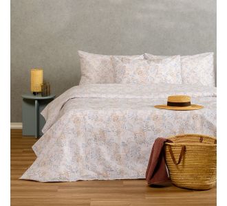 ΣΕΤ ΣΕΝΤΟΝΙΑ ΔΙΠΛΑ AISHA BLUE ULTRA LINE (205X270) ΣΕΤ ΔΙΠΛΟ 205Χ270 MELINEN |  Σεντόνια Υπέρδιπλα / King Size στο espiti