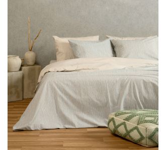 ΣΕΤ ΣΕΝΤΟΝΙΑ KING SIZE NIKA LIGHT BLUE CASUAL LINE (260X270) ΣΕΤ KING SIZE 260Χ270 MELINEN |  Σεντόνια Υπέρδιπλα / King Size στο espiti