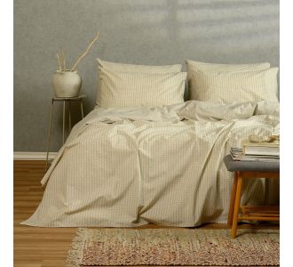 ΣΕΤ ΣΕΝΤΟΝΙΑ KING SIZE LAYLA BEIGE CASUAL LINE (260X270) ΣΕΤ KING SIZE 260Χ270 MELINEN |  Σεντόνια Υπέρδιπλα / King Size στο espiti