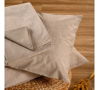 ΣΕΝΤΟΝΙ (ΣΕΤ 2 ΤΕΜ.) 120Χ200+32 MATEO BEIGE CASUAL LINE MINI ΚΑΤΩΣΕΝΤΟΝΟ ΗΜΙΔΙΠΛΟ (Λ) 120Χ200+32cm + 50X70cm MELINEN |  Σεντόνια Υπέρδιπλα / King Size στο espiti
