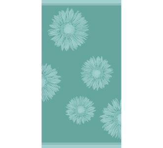 ΠΕΤΣΕΤΑ ΘΑΛΑΣΣΗΣ FLOWER AQUA (86Χ160) 86X160 MELINEN |  Πετσέτες Θαλάσσης στο espiti