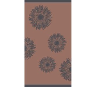 ΠΕΤΣΕΤΑ ΘΑΛΑΣΣΗΣ FLOWER BROWN (86Χ160) 86X160 MELINEN |  Πετσέτες Θαλάσσης στο espiti