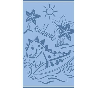 ΠΑΙΔΙΚΗ ΠΕΤΣΕΤΑ ΘΑΛΑΣΣΗΣ DINOSAUR SURFER BLUE (70Χ120) 70X120 MELINEN |  Πετσέτες Θαλάσσης στο espiti
