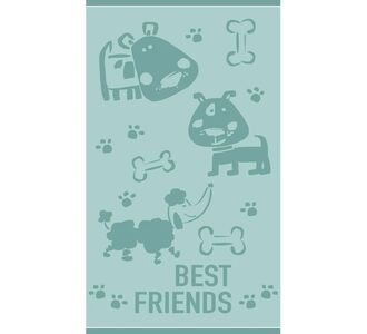 ΠΑΙΔΙΚΗ ΠΕΤΣΕΤΑ ΘΑΛΑΣΣΗΣ PUPPY LOVER AQUA (70Χ120) 70X120 MELINEN |  Πετσέτες Θαλάσσης στο espiti