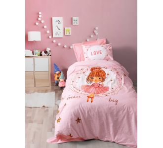 Παιδικό Σετ Σεντόνια LOVE 100% Βαμβάκι 170 x 240 + 100 x 200+30 + 1 μαξιλαροθήκη 50 x 70 εκ. MADI |  Σεντόνια Παιδικά στο espiti