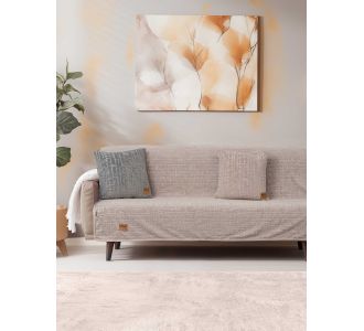 Ριχτάρι SAVANNA BEIGE PET 180 x 180 εκ. MADI |  Ριχτάρια στο espiti