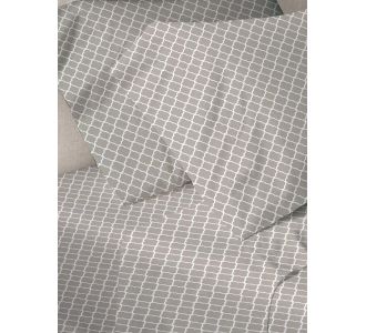 Παπλωματοθήκη Menta Εμπριμέ 530 Grey Μονή (170x250) Sunshinehome |  Παπλωματοθήκες Μονές στο espiti