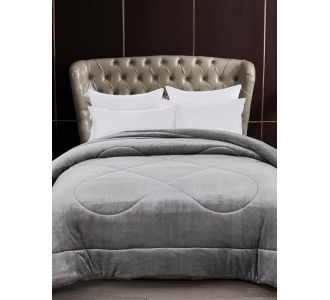 Κουβερτοπάπλωμα Coral Light Grey Μονό (160x220) Sunshinehome |  Κουβερτοπαπλώματα  στο espiti
