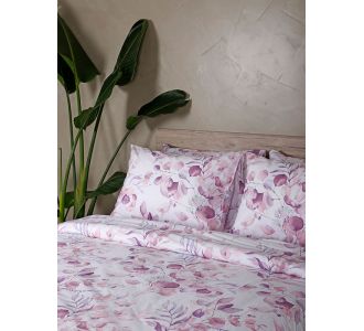 Σετ Σεντόνια Cotton Feelings 932 Lila Υπέρδιπλο με λάστιχο (170x205+30) Sunshinehome |  Σεντόνια Υπέρδιπλα / King Size στο espiti