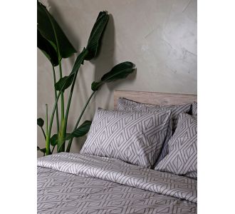 Σετ Σεντόνια Cotton Feelings 2042 Grey Υπέρδιπλο με λάστιχο (170x205+30) Sunshinehome |  Σεντόνια Υπέρδιπλα / King Size στο espiti