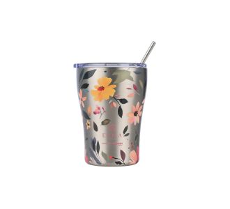 ESTIA ΘΕΡΜΟΣ COFFEE MUG SAVE THE AEGEAN 350ml SILVER BOTANIC - 01-31787 Estia |  Θερμός & Αξεσουάρ στο espiti