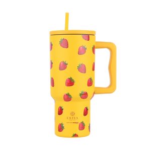 ESTIA ΘΕΡΜΟΣ STRAW TUMBLER XL SAVE THE AEGEAN 900ml BERRY BRIGHT - 01-32029 Estia |  Θερμός & Αξεσουάρ στο espiti