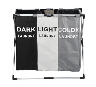 ESTIA ΚΑΛΑΘΙ ΑΠΛΥΤΩΝ ΠΤΥΣΣΟΜΕΝΟ 3 ΘΕΣΕΩΝ ΜΑΥΡΟ-ΓΚΡΙ-ΛΕΥΚΟ - 02-25359 Estia |  Αξεσουάρ Μπάνιου - διάφορα στο espiti