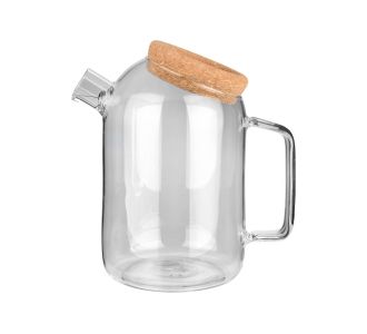 ESTIA ΚΑΝΑΤΑ ΓΥΑΛΙΝΗ 1200ml ΜΕ ΚΑΠΑΚΙ ΦΕΛΛΟΥ - 01-23577 Estia |  Είδη Σερβιρίσματος στο espiti