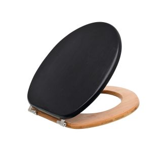 ESTIA ΚΑΠΑΚΙ ΛΕΚΑΝΗΣ BAMBOO ESSENTIALS ΜΑΥΡΟ - 02-15336 Estia |  Αξεσουάρ Μπάνιου - διάφορα στο espiti