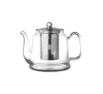 ESTIA ΤΣAΓΙΕΡΑ ΓΥΑΛΙΝΗ 1000ml ΜΕ ΑΝΟΞΕΙΔΩΤΟ ΦΙΛΤΡΟ - 01-13356 Estia |  Μαγειρικά Σκεύη στο espiti