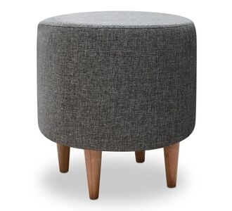 Σκαμπώ Liza Megapap υφασμάτινο χρώμα γκρι 40x40x42εκ. |  Σκαμπώ στο espiti
