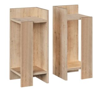 Κομοδίνο Elos Megapap σετ 2 τεμαχίων χρώμα sapphire oak 25x27x60εκ. |  Κομοδίνα στο espiti