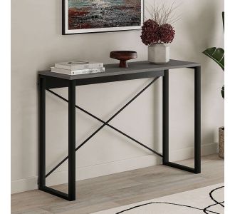 Κονσόλα Archie Megapap χρώμα γκρι ρετρό - μαύρο 110x35x75εκ. |  Συρταριέρες -Κονσόλες στο espiti