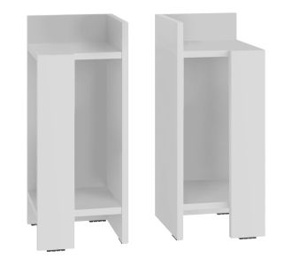 Κομοδίνο Elos Megapap σετ 2 τεμαχίων χρώμα λευκό 25x27x60εκ. |  Κομοδίνα στο espiti