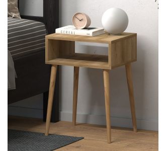 Κομοδίνο Fiona Megapap χρώμα pine oak 45x30x58εκ. |  Κομοδίνα στο espiti