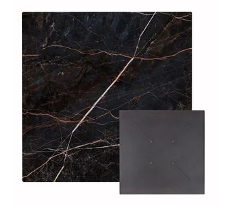 ΕΠΙΦΑΝΕΙΑ ΤΡΑΠΕΖΙΟΥ ΤΕΤΡΑΓΩΝΗ HPL HM5839.34 BLACK MARBLE 80x80εκ |  Τραπέζια κήπου στο espiti